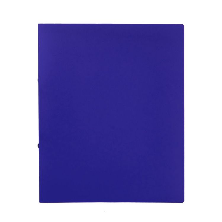 Produktbild: Idena Ringbuch aus Kunststoff 2 Ringe blau DIN A4 R&uuml;ckenbreite 2cm