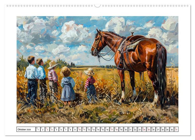 Produktbild: Facetten des alten Landlebens (Wandkalender 2026 DIN A2 quer), CALVENDO Monatskalender