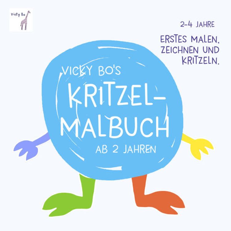 Produktbild: Kritzel-Malbuch ab 2 Jahre