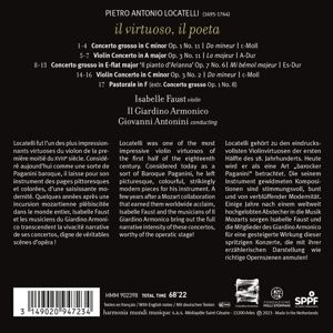 Produktbild: Locatelli: il virtuoso,il poeta (Violin Concertos