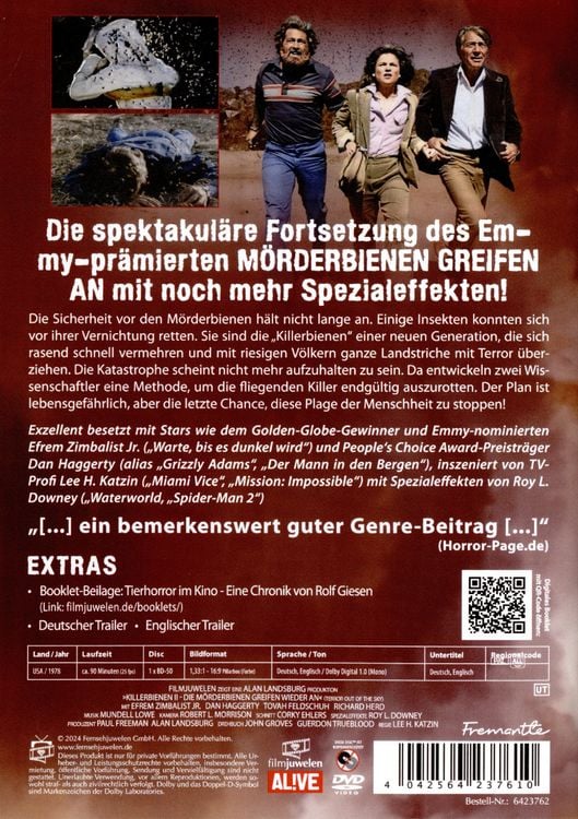 Produktbild: Killerbienen II - Die M&ouml;rderbienen greifen wieder an (Terror aus den Wolken / Terror Out of the Sky) (Filmjuwelen)