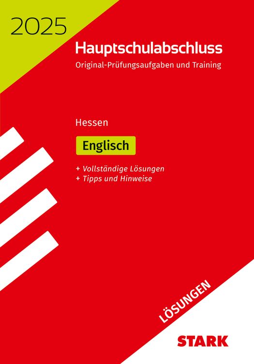 Bild vom Artikel STARK Lösungen zu Original-Prüfungen und Training Hauptschulabschluss 2025 - Englisch - Hessen vom Autor 