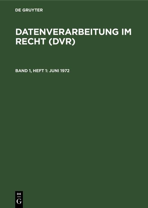 Produktbild: Juni 1972
