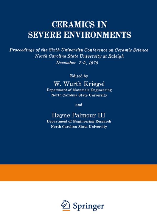 Produktbild: Ceramics in Severe Environments