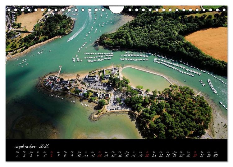 Produktbild: Le Morbihan entre terre et mer (Calendrier mural 2026 DIN A4 vertical), CALVENDO calendrier mensuel