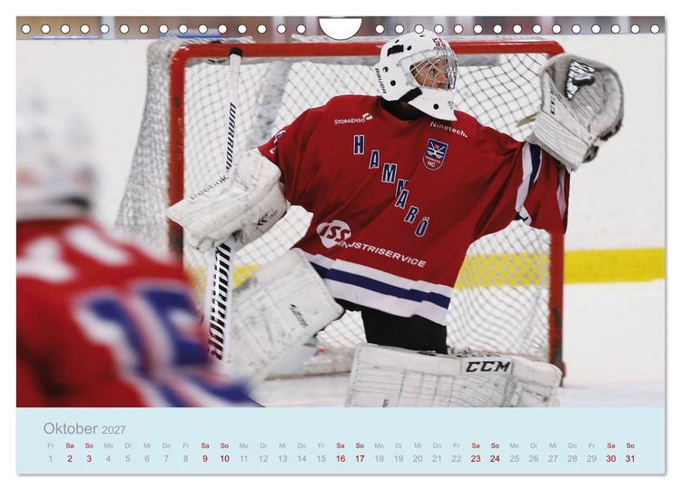 Produktbild: Eishockey! Schneller, h&auml;rter, das Powergame! (Wandkalender 2027 DIN A4 quer), CALVENDO Monatskalender