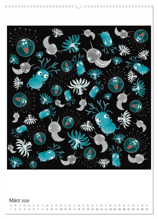 Produktbild: SAVE OUR OCEANS - Ursprung allen Lebens (hochwertiger Premium Wandkalender 2026 DIN A2 hoch), Kunstdruck in Hochglanz