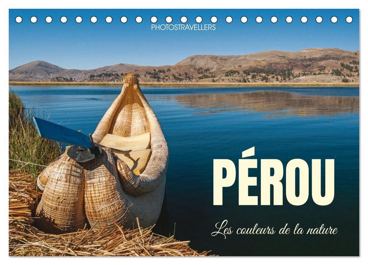 Produktbild: P&eacute;rou Les couleurs de la nature (Calendrier de bureau 2027 DIN A5 vertical), CALVENDO calendrier mensuel