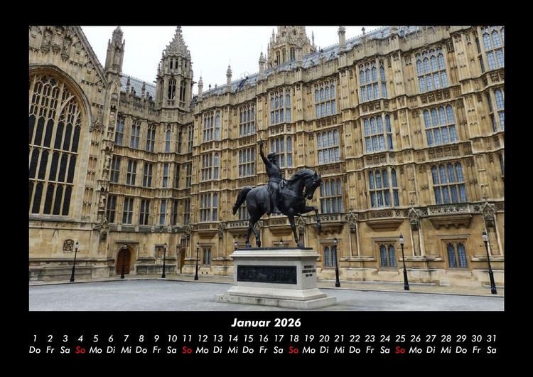 Produktbild: London 2026 Fotokalender DIN A3