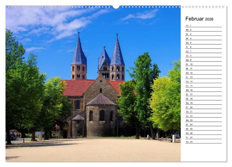 Produktbild: Halberstadt - Das Tor zum Harz (hochwertiger Premium Wandkalender 2026 DIN A2 quer), Kunstdruck in Hochglanz