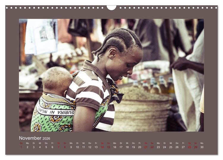 Produktbild: Tansania - Mensch, Tier und Landschaft (Wandkalender 2026 DIN A3 quer), CALVENDO Monatskalender