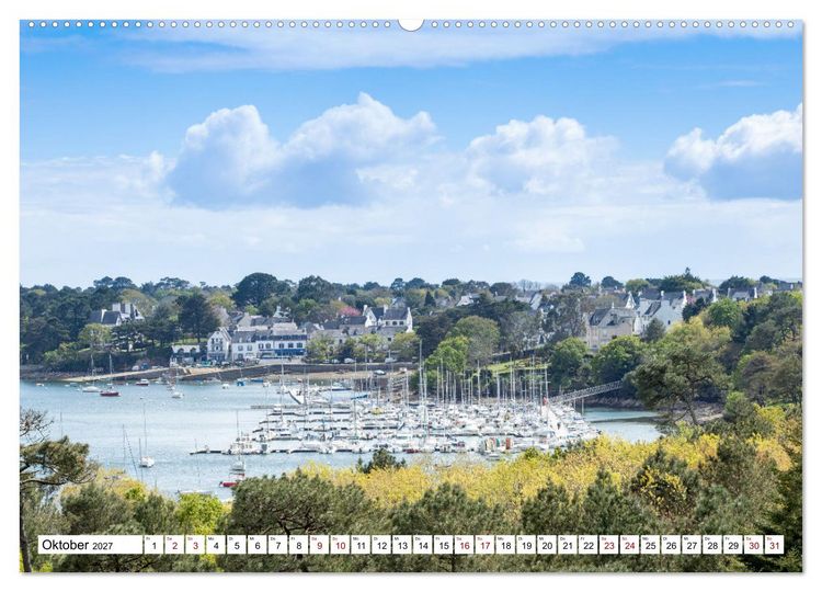 Produktbild: Hausbooturlaub Frankreich - Bretagne (Wandkalender 2027 DIN A2 quer), CALVENDO Monatskalender
