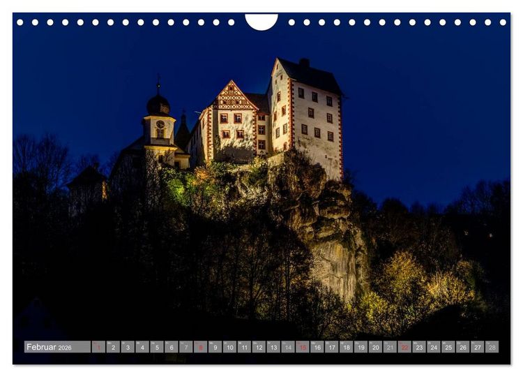 Produktbild: Burgenlandschaft Fr&auml;nkische Schweiz (Wandkalender 2026 DIN A4 quer), CALVENDO Monatskalender