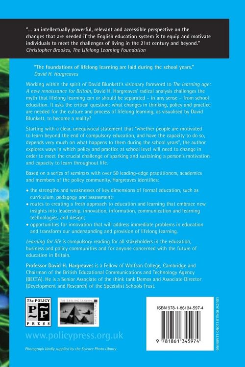 Produktbild: Learning for life