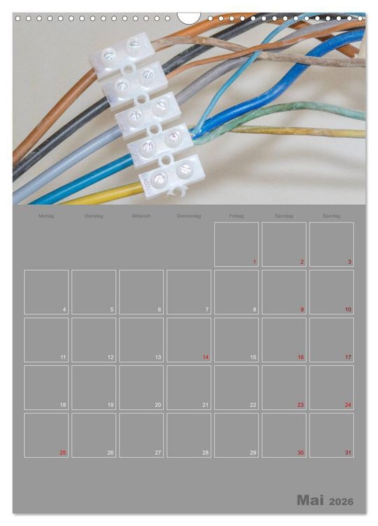 Produktbild: Brandgef&auml;hrliche elektrische Anlagen (Wandkalender 2026 DIN A3 hoch), CALVENDO Monatskalender