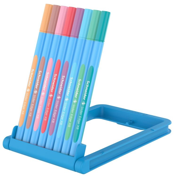 Produktbild: Schneider Kugelschreiber Slider Edge XB Pastell, 8er Set