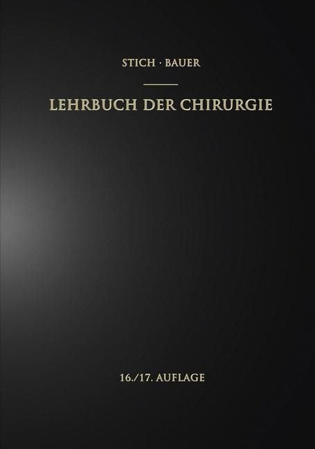 Produktbild: Lehrbuch der Chirurgie