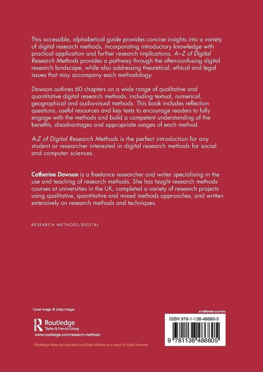 Produktbild: A-Z of Digital Research Methods