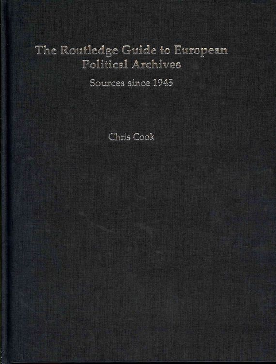 Produktbild: The Routledge Guide to European Political Archives
