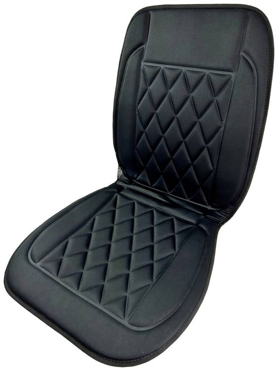 Produktbild: HP Autozubeh&ouml;r Beheizbare Sitzauflage Autositz Heizauflage 12V 12 V 2 Heizstufen 19183 Anthrazit-Grau