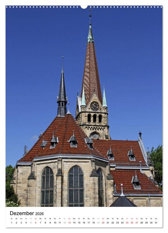 Produktbild: Wundersch&ouml;nes Bad Harzburg (Wandkalender 2026 DIN A2 hoch), CALVENDO Monatskalender