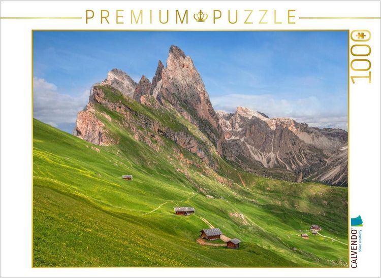 Produktbild: CALVENDO Puzzle Ein Motiv aus dem Kalender Dolomiten, Alpenparadies im Norden Italiens | 1000 Teile Lege-Gr&ouml;&szlig;e 64x48cm Foto-Puzzle f&uuml;r gl&uuml;ckliche Stun