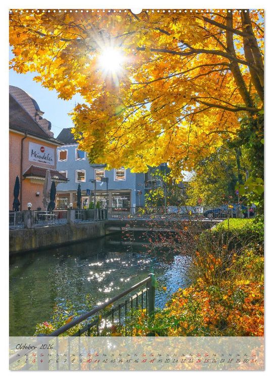Produktbild: Gr&uuml;&szlig;e aus der Herzogstadt Erding (Wandkalender 2026 DIN A2 hoch), CALVENDO Monatskalender