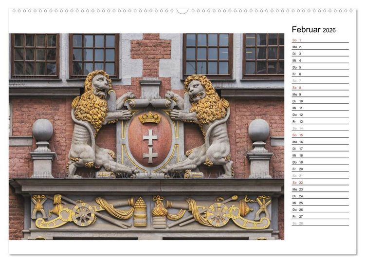 Produktbild: Danzig - Zeit f&uuml;r Entdeckungen (hochwertiger Premium Wandkalender 2026 DIN A2 quer), Kunstdruck in Hochglanz