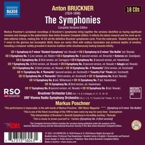 Produktbild: Bruckner: Die Sinfonien - Ausgabe der Gesamtfassun
