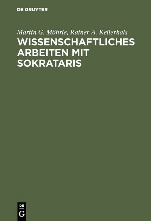 Produktbild: Wissenschaftliches Arbeiten mit SOKRATARIS