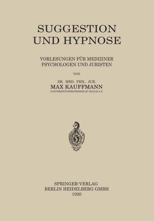 Produktbild: Suggestion und Hypnose