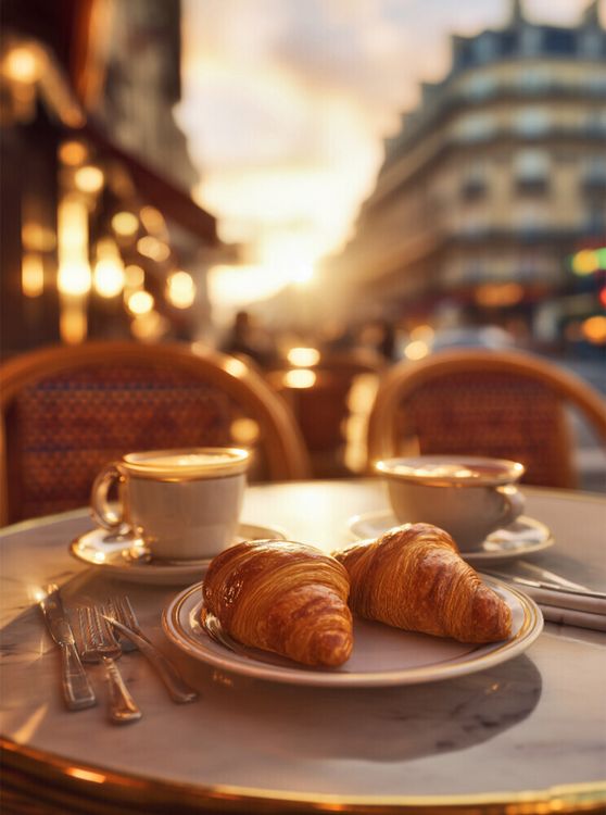 Produktbild: CALVENDO Puzzle Croissants, knusprig, buttrig & frisch gebacken | 2000 Teile Lege-Gr&ouml;&szlig;e 90x67cm Foto-Puzzle f&uuml;r gl&uuml;ckliche Stunden