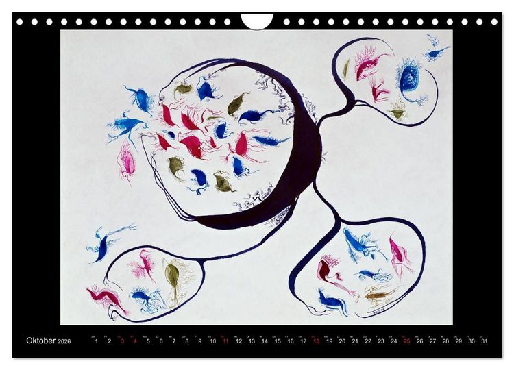 Produktbild: Feinste Aquarelle (Wandkalender 2026 DIN A4 quer), CALVENDO Monatskalender