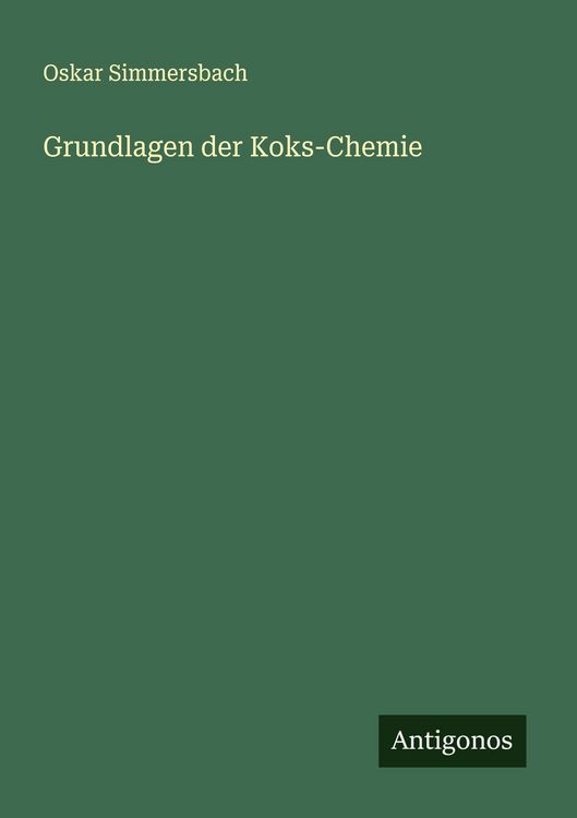 Produktbild: Grundlagen der Koks-Chemie