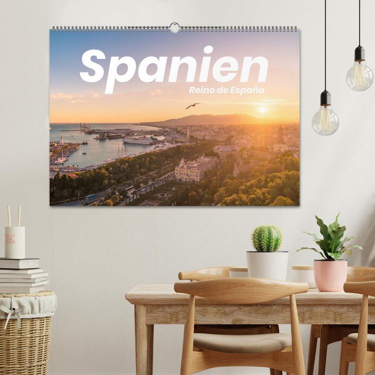 Produktbild: Spanien - einzigartige Motive (Wandkalender 2026 DIN A2 quer), CALVENDO Monatskalender
