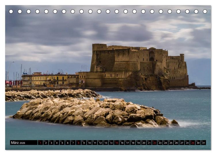 Produktbild: Neapel - Napoli (Tischkalender 2026 DIN A5 quer), CALVENDO Monatskalender