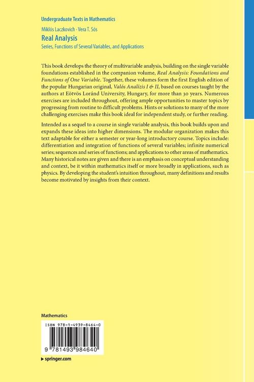 Produktbild: Real Analysis