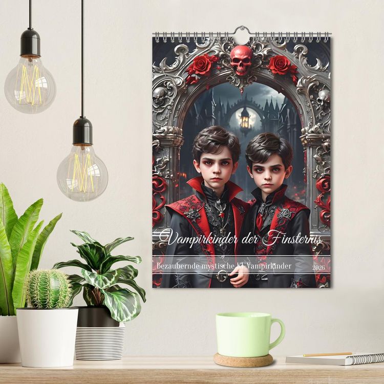 Produktbild: Vampirkinder der Finsternis (Wandkalender 2026 DIN A4 hoch), CALVENDO Monatskalender