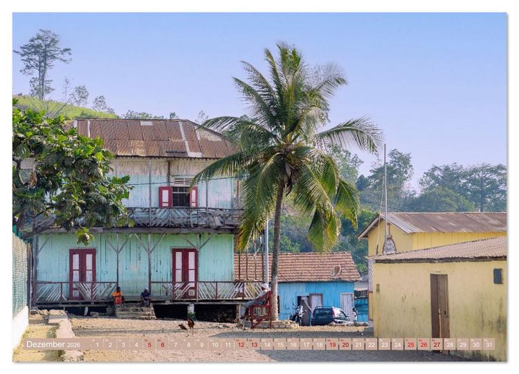 Produktbild: Sao Tome. Paradiesinsel vor der K&uuml;ste Westafrikas (Wandkalender 2026 DIN A3 quer), CALVENDO Monatskalender