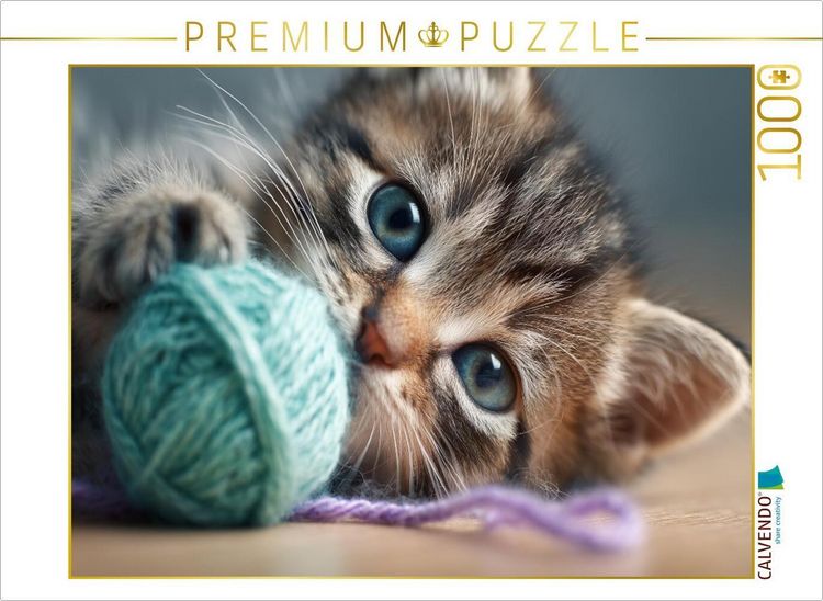 Produktbild: CALVENDO Puzzle Wenn Spielen zur sch&ouml;nsten Sprache wird. | 1000 Teile Lege-Gr&ouml;&szlig;e 64x48cm Foto-Puzzle f&uuml;r gl&uuml;ckliche Stunden
