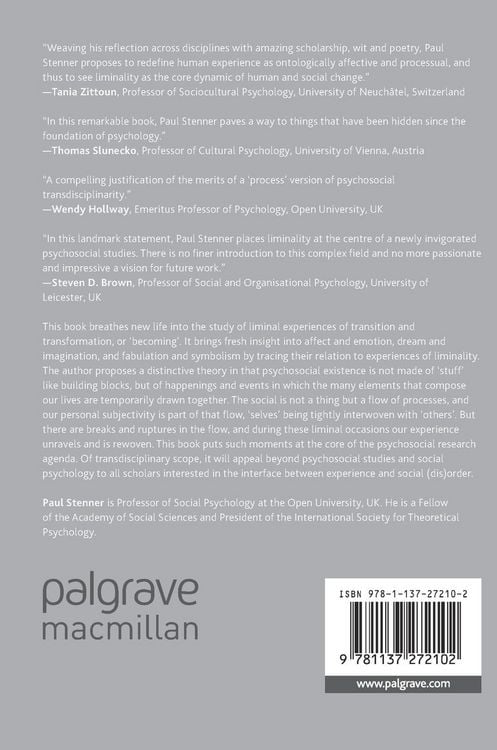 Produktbild: Liminality and Experience