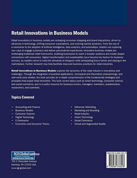 Produktbild: Retail Innovations in Business Models