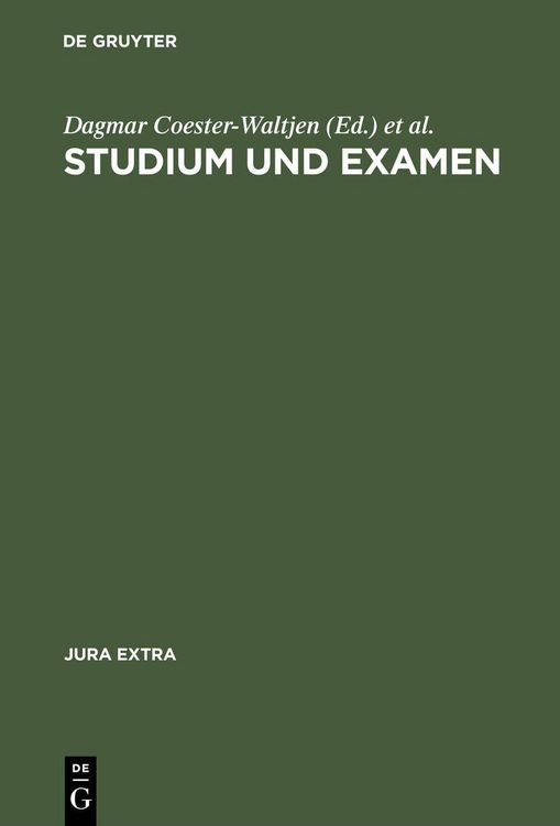 Produktbild: Studium und Examen