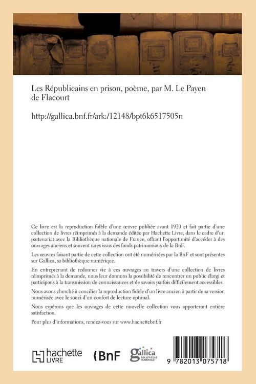 Produktbild: Les R&eacute;publicains En Prison, Po&egrave;me