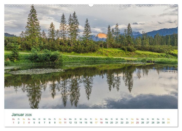 Produktbild: Auf der Winklmoosalm (Wandkalender 2026 DIN A2 quer), CALVENDO Monatskalender