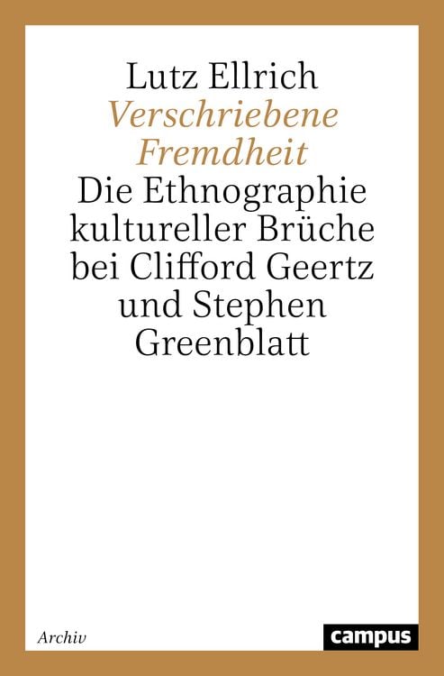 Produktbild: Verschriebene Fremdheit