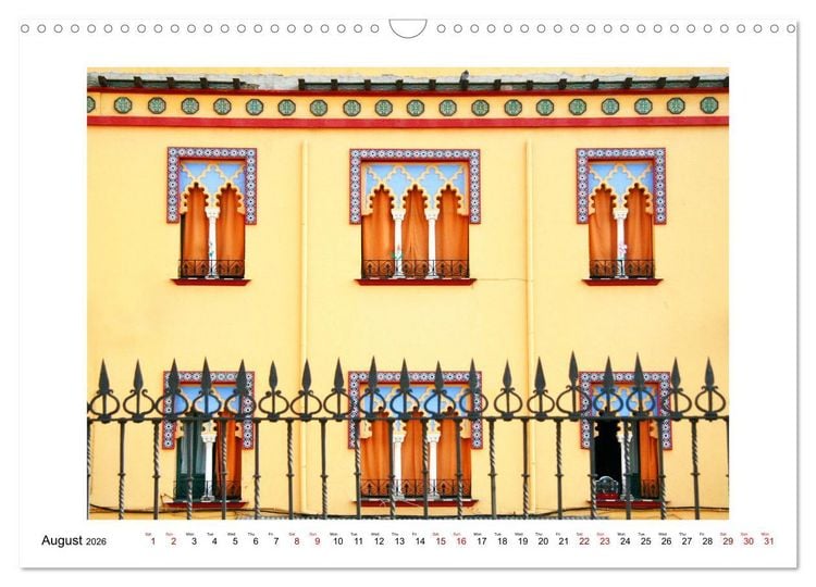 Produktbild: Charming Windows and Doors (Wall Calendar 2026 DIN A3 landscape), CALVENDO 12 Month Wall Calendar