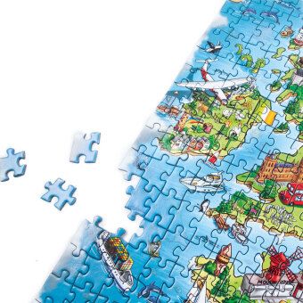 Produktbild: Puzzle De.tail Europa-Karte (1000 Teile) DT1000-16