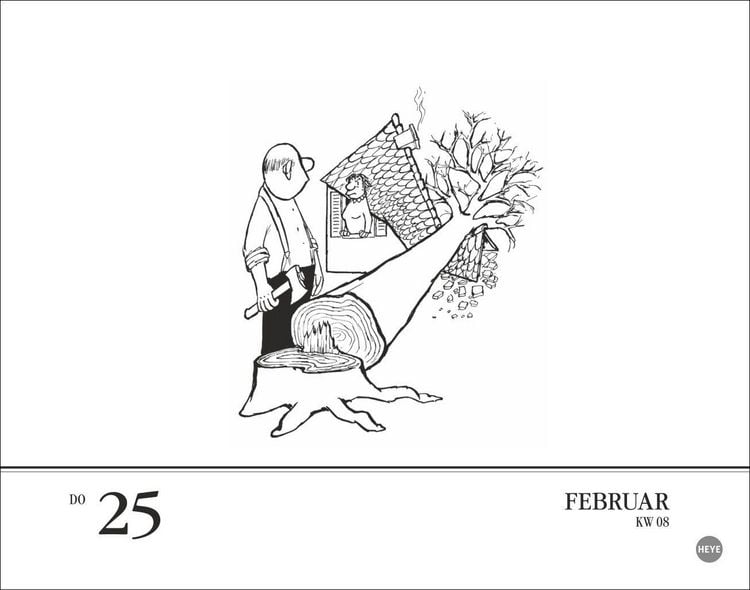 Produktbild: Loriot Tagesabrei&szlig;kalender 2027