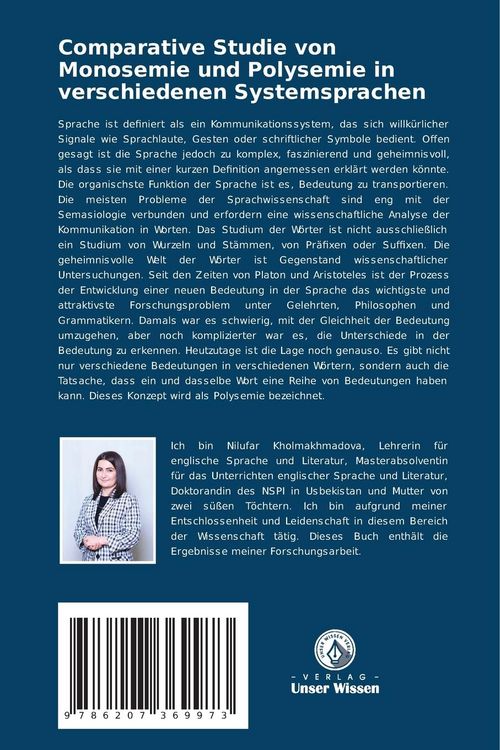 Produktbild: &iquest;omparative Studie von Monosemie und Polysemie in verschiedenen Systemsprachen